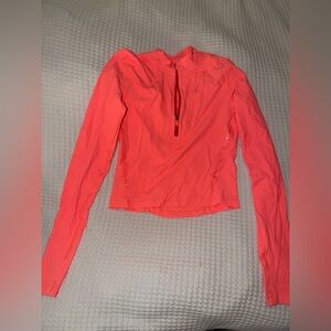Lululemon Gloss Trim long sleeve running half zip
